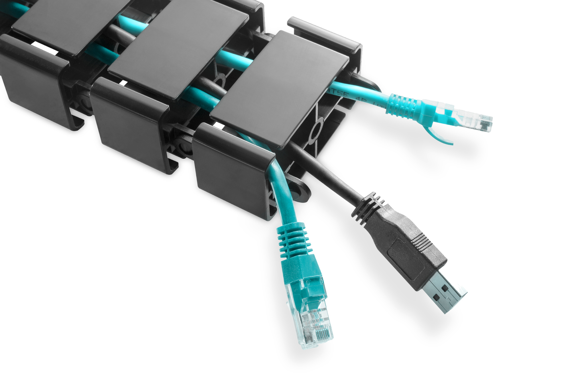 DIGITUS DA-90505 Flexible Kabelführung mit anpassbarer Länge
