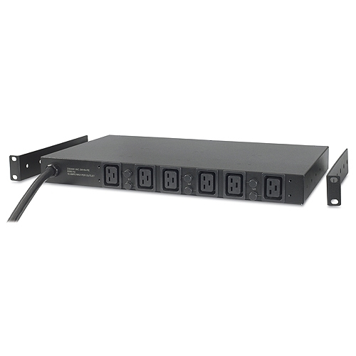 APC AP7516 - Rack PDU, Basic, 1U, 14.4kW, 208V, (6) C19