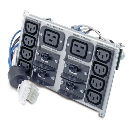 APC SYPD4 - Symmetra RM 220-240V Backplate Kit w/(8) IEC320 C13 & (2) IEC320 C19