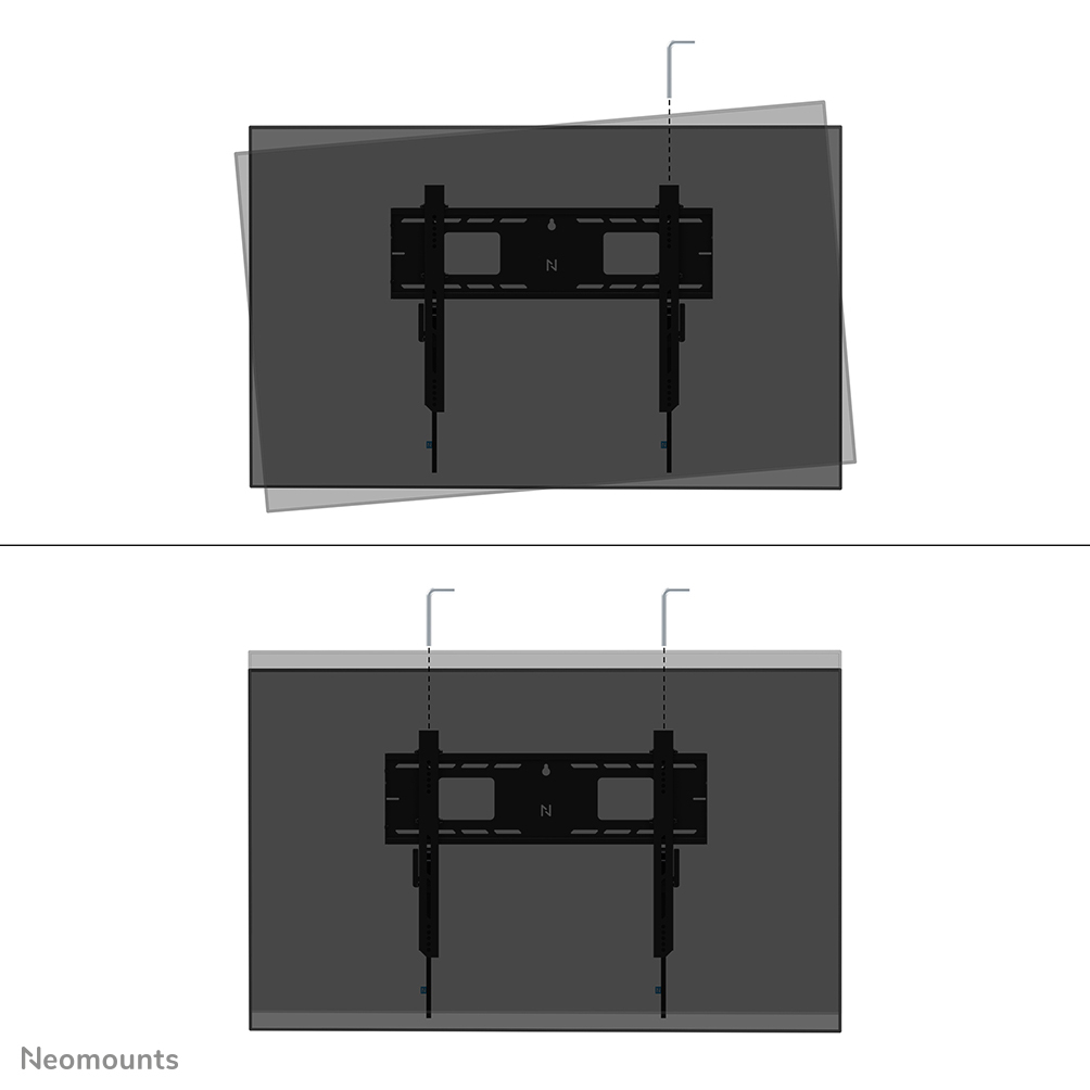 Neomounts LEVEL-750 Wandhalterung fest (VESA 600x400) WL30-750BL16