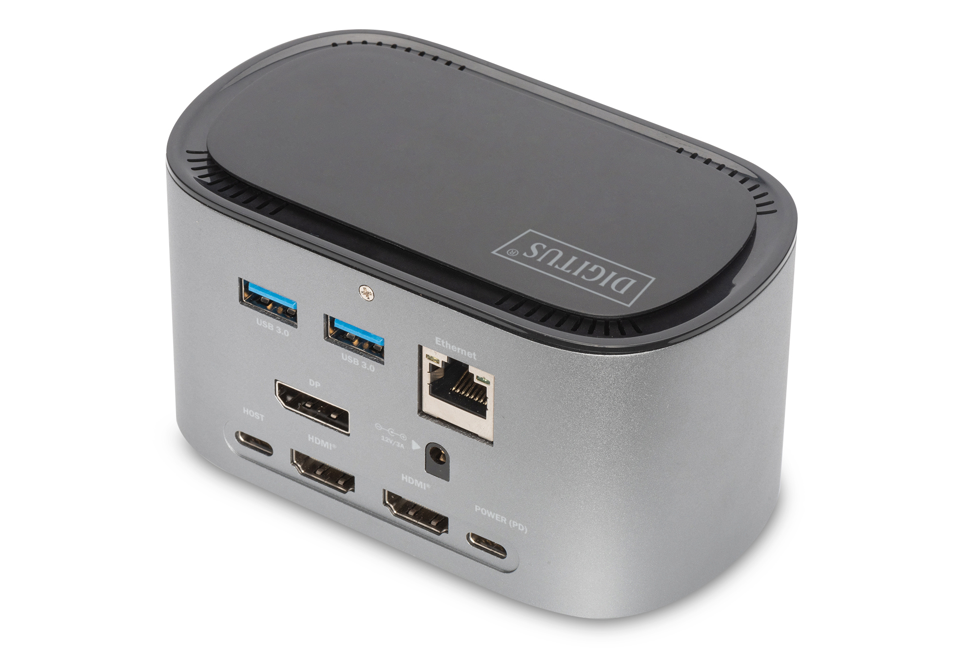 DIGITUS 11-Port USB-C™ Docking Station mit SSD-Gehäuse (M.2)