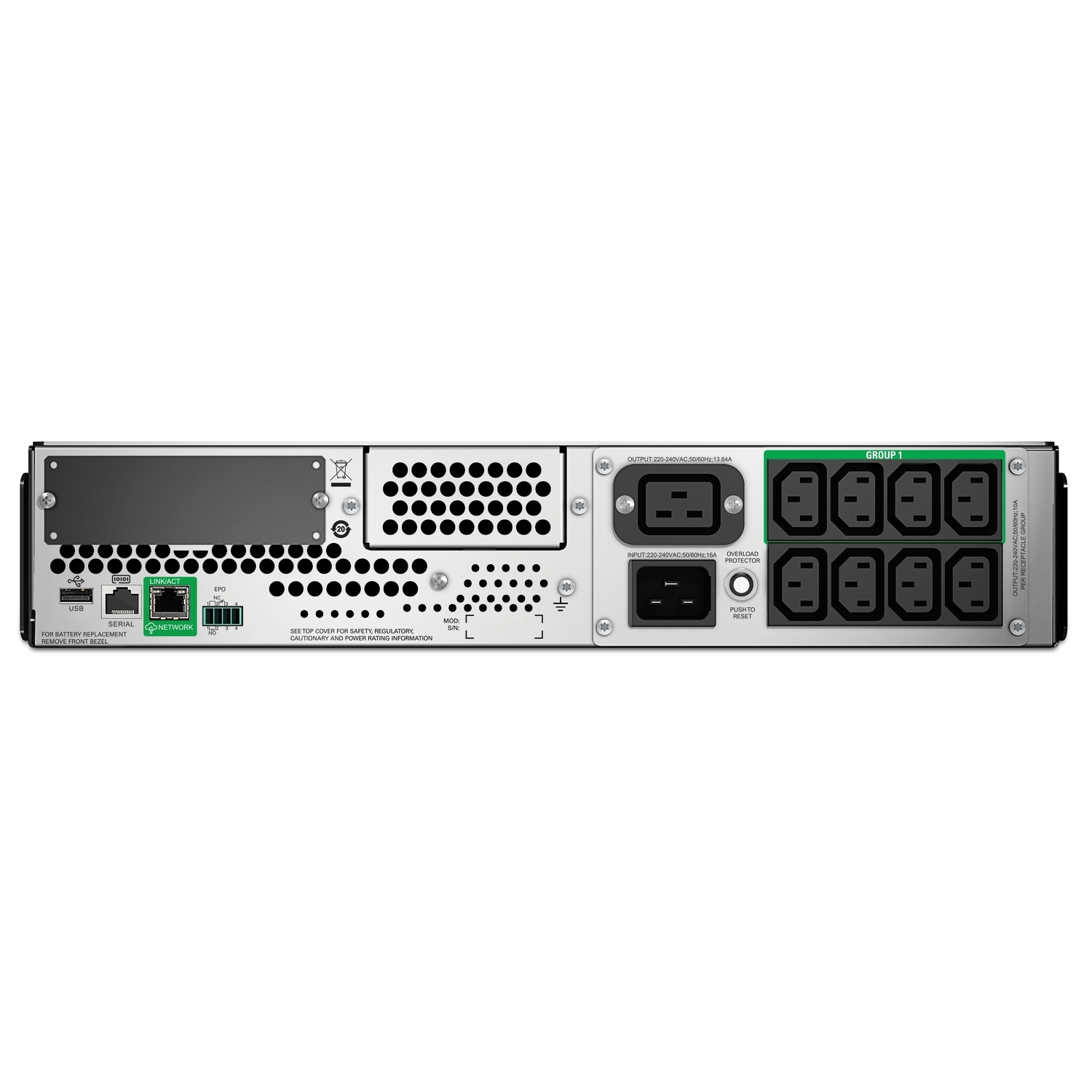 APC SMT3000RMI2UC - Smart-UPS 3000VA LCD RM 2U 230V mit SmartConnect