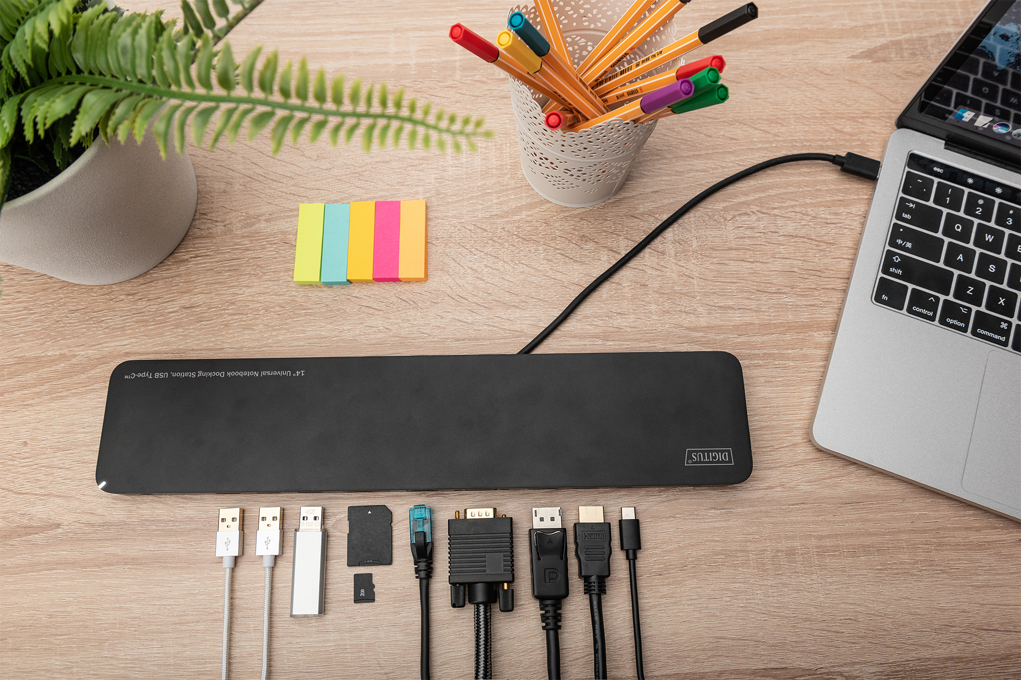 DIGITUS DA-70868 14" Universal Docking Station, USB Type-C™