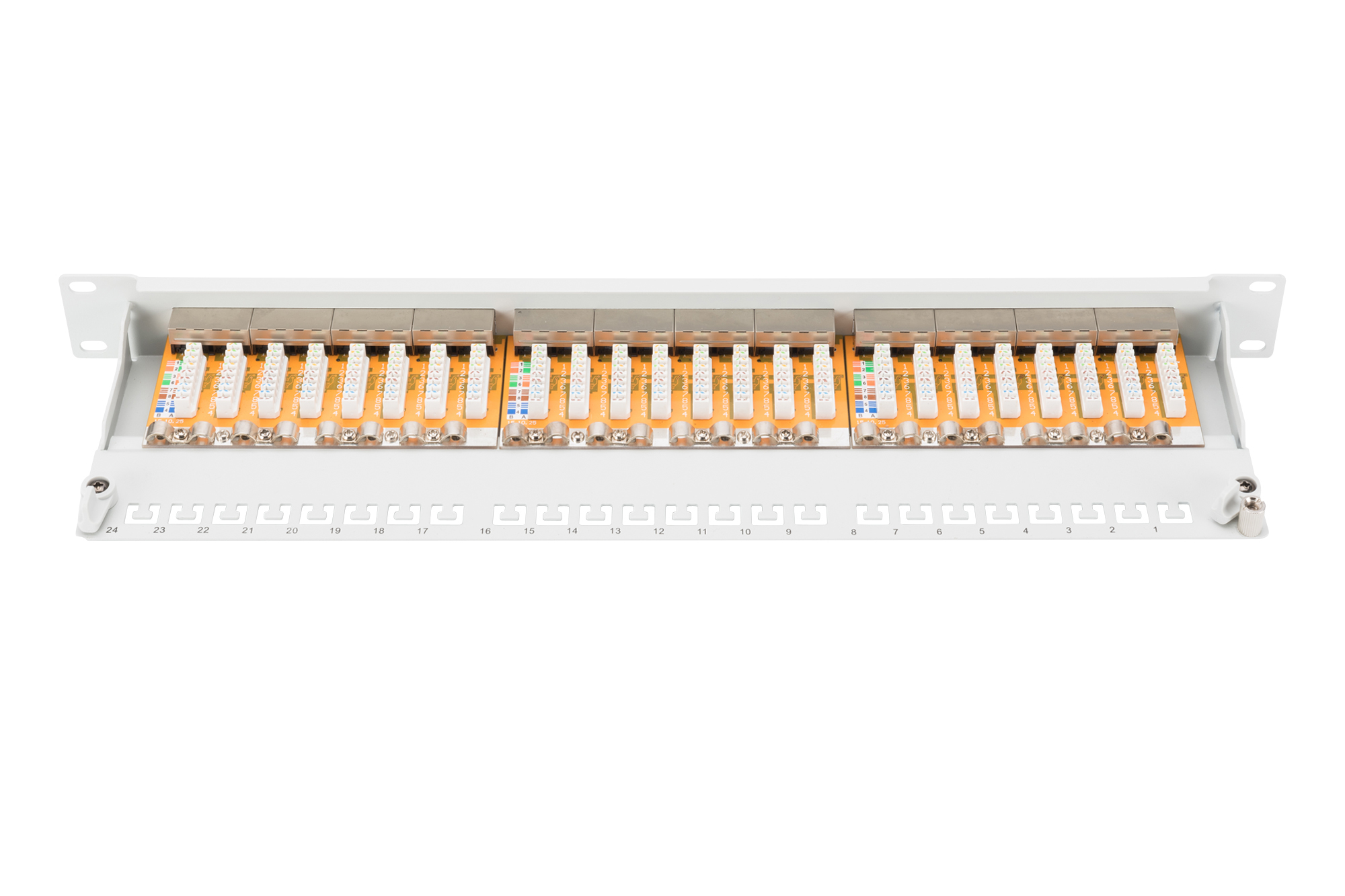 DIGITUS DN-91624S Patch Panel CAT 6 geschirmt 24-port RJ45