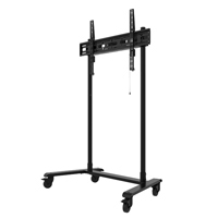 B-TECH Extra-Large Flat Screen Trolley / Floor Stand (VESA 1000 x 600) - 1.5m Ø60mm Poles BT8506/B V2