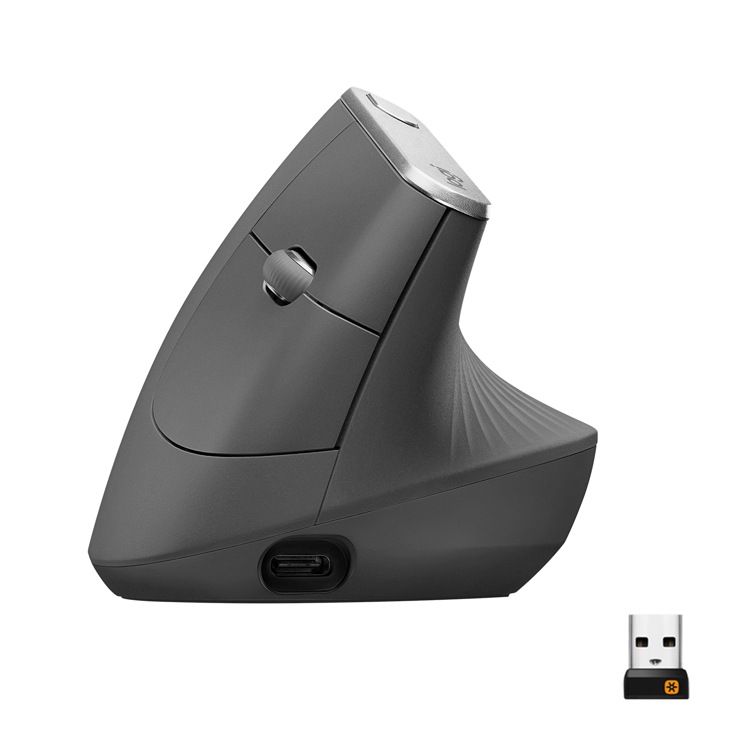 Logitech Maus MX Vertical, schwarz