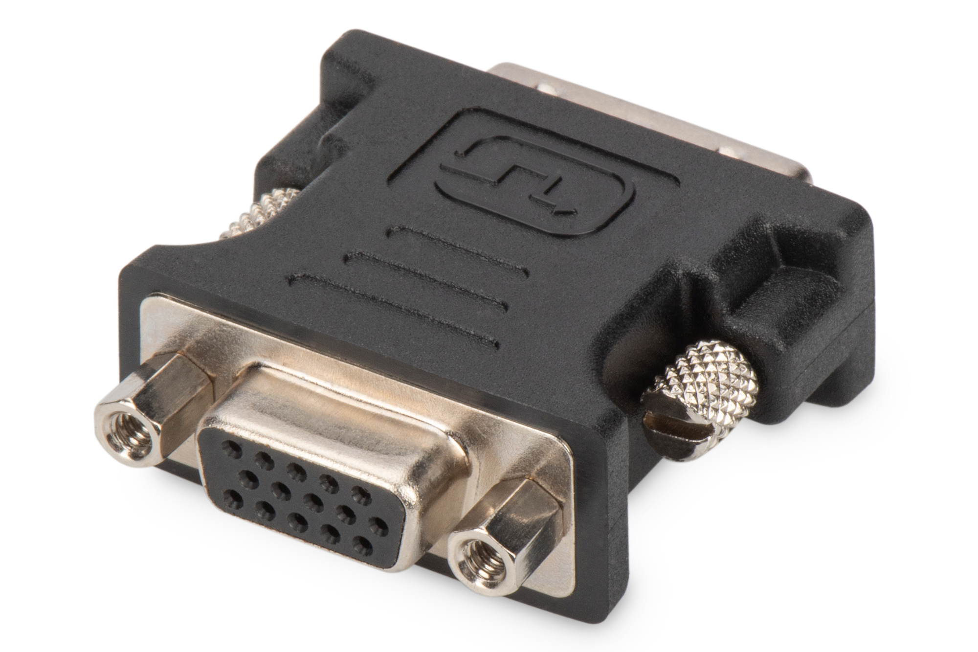 DIGITUS AK-320504-000-S DVI Adapter, DVI(24+5) - HD15 St/Bu