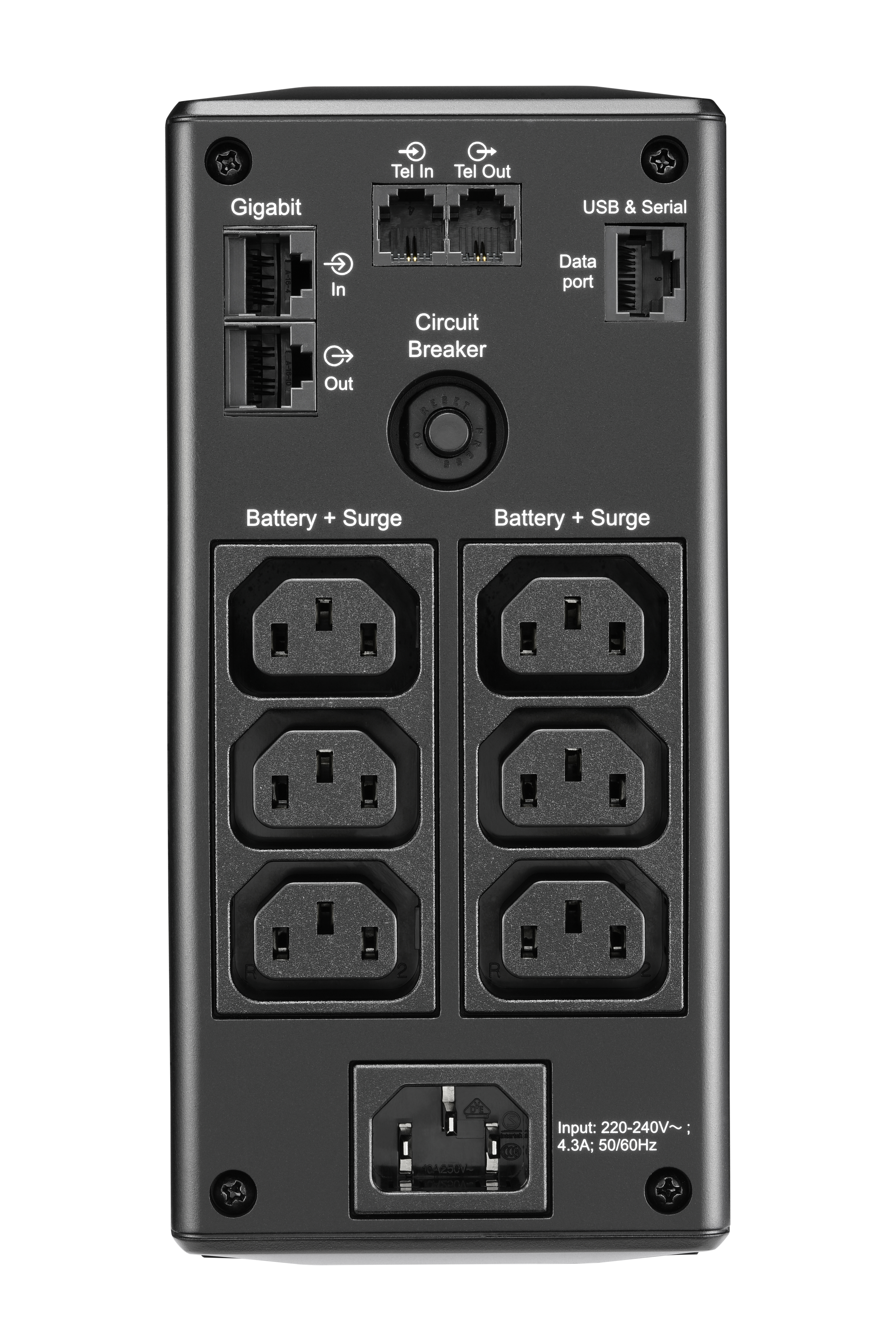APC BR900MI - Back UPS Pro BR 900VA, 6 Outlets, AVR, LCD Interface