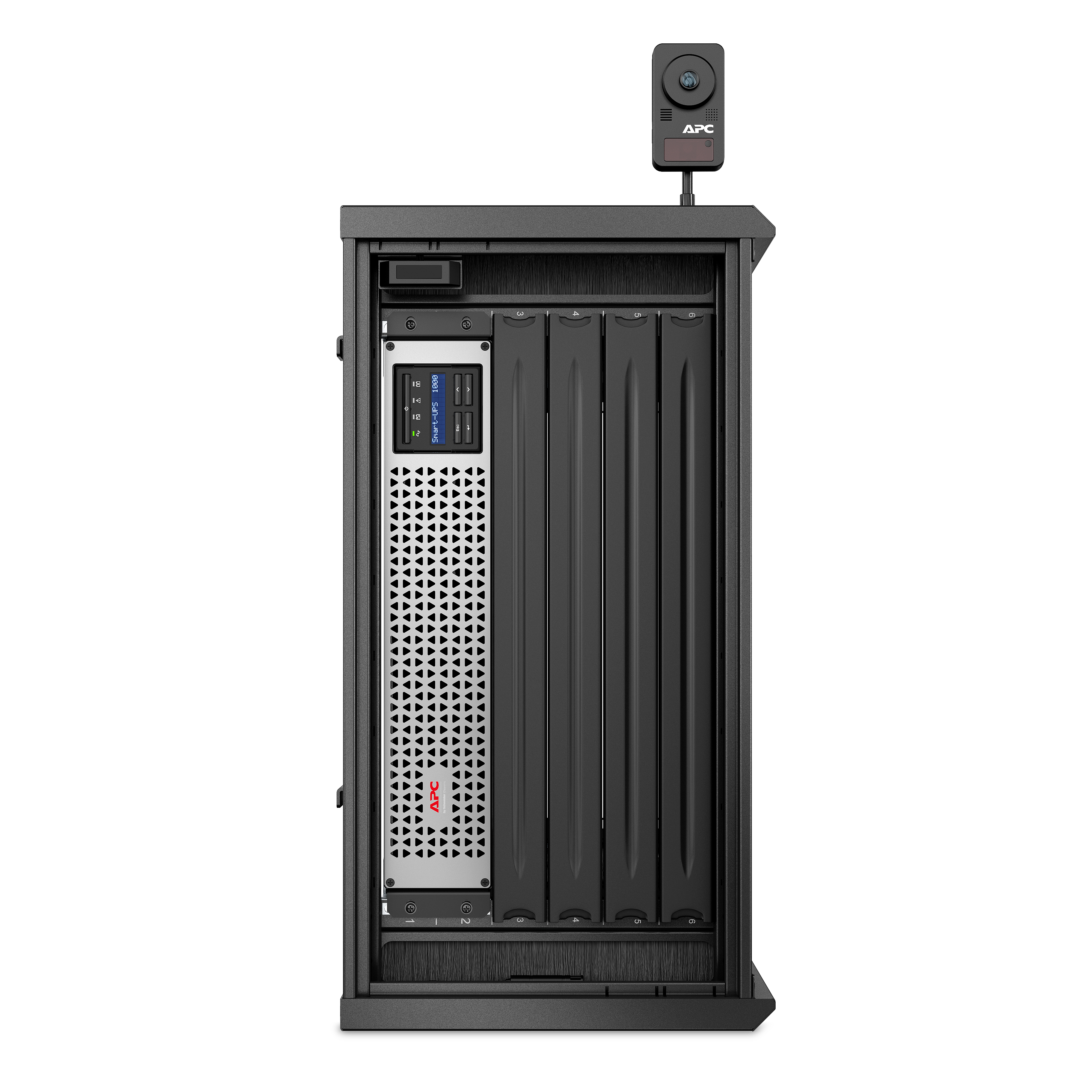 APC AR106VI - NetShelter WX 6U Low-Profile Wallmount Enclosure 230V Fans