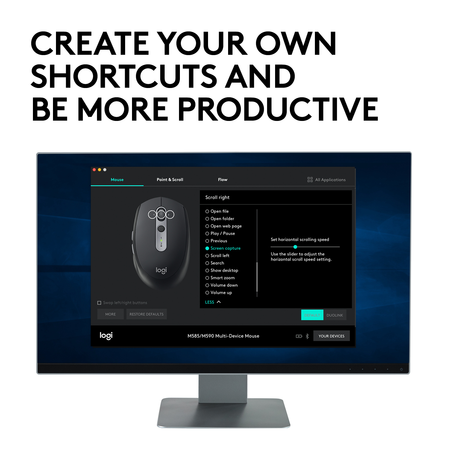 Logitech Maus M590, graphit