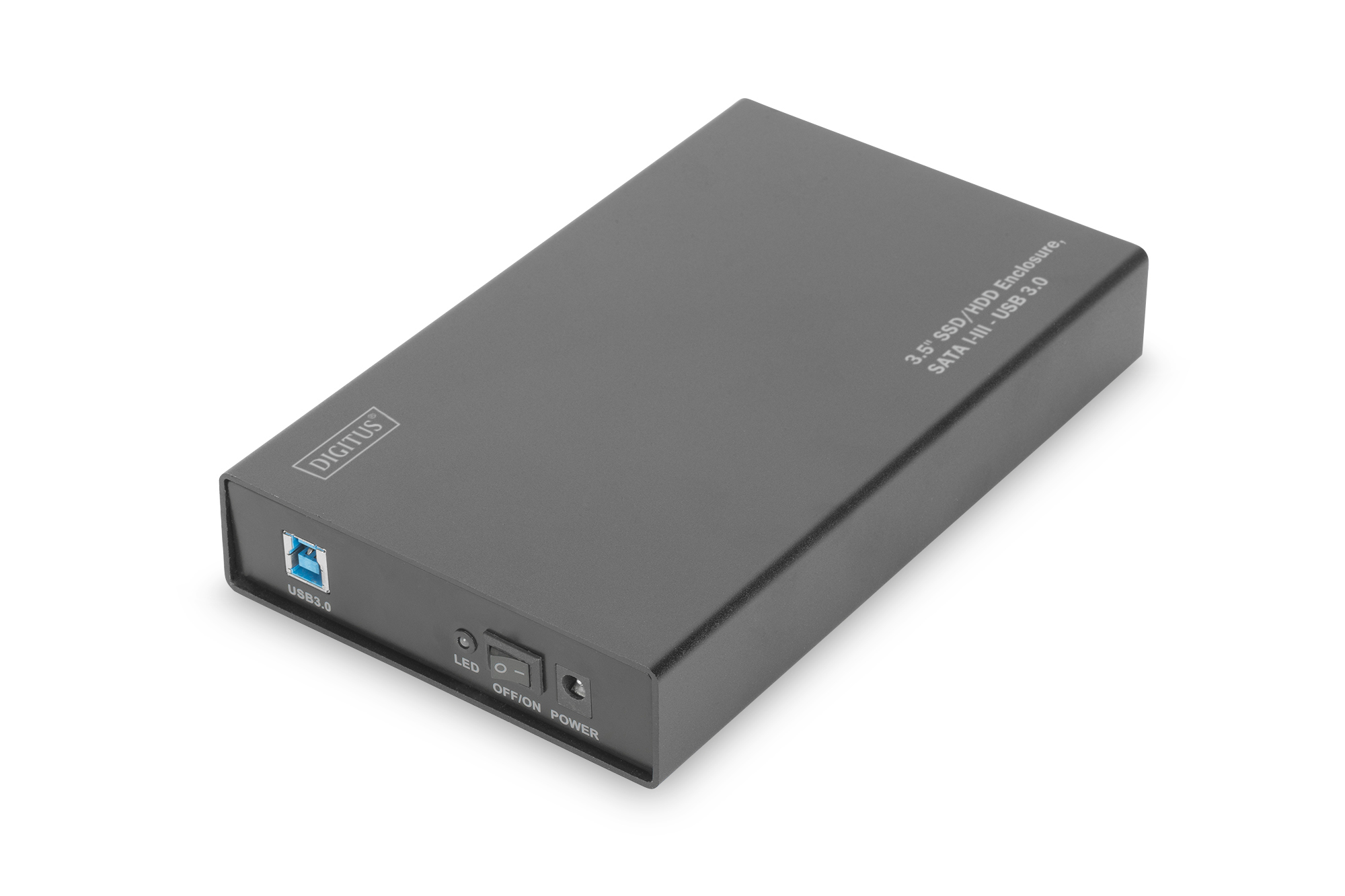 DIGITUS DA-71106 Gehäuse Externes SSD/HDD-Festplattengehäuse SATA 3 - USB 3.0