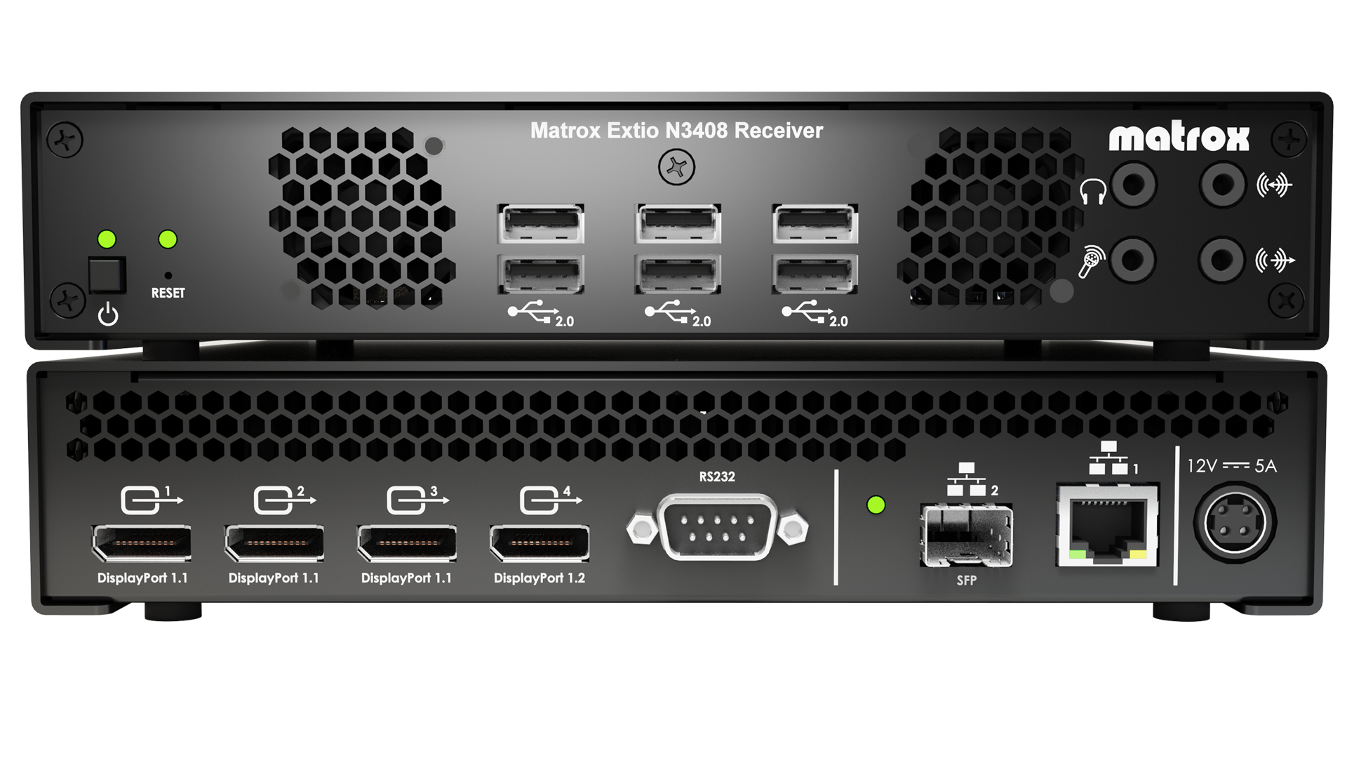 Matrox Extio 3 Series N3408 Receiver Appliance (XTO3-N3408RX)