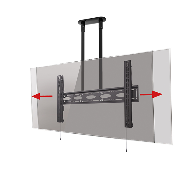 B-TECH Deckenhalter neigbar (VESA 1000 x 600)    BT8449-150/BB