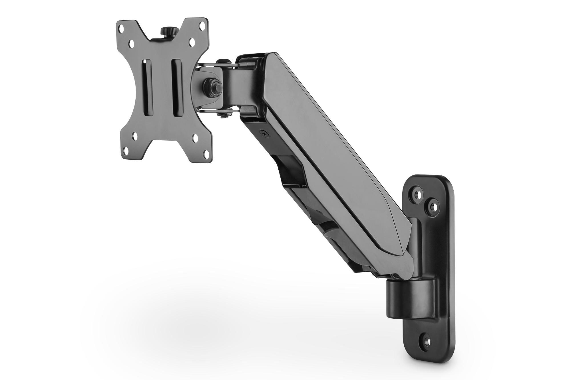 DIGITUS DA-90396 Universal Single Monitorhalter mit Gasdruckfeder, Wandmontage