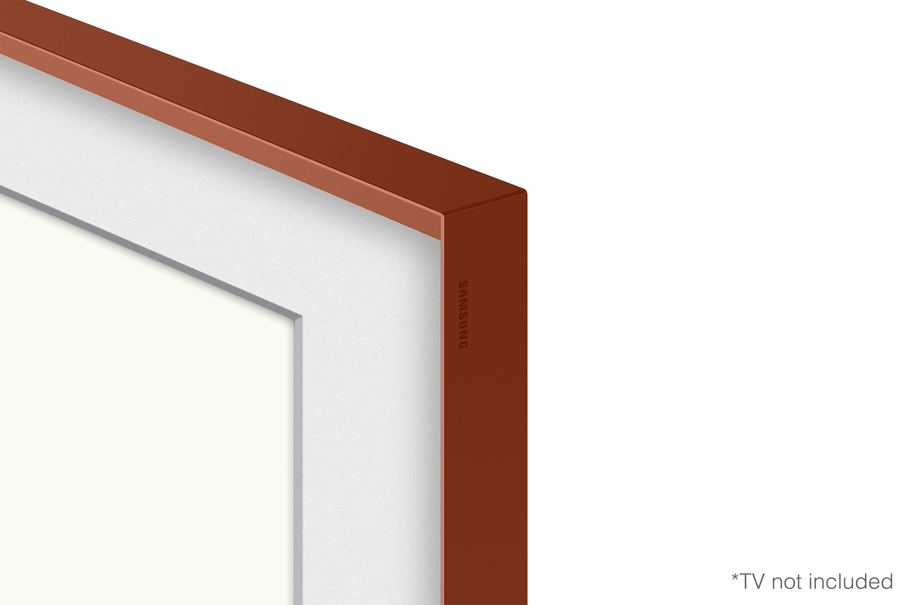 Samsung TV Z Wechselrahmen Terracotta abgeschrägt für 65" Frame-TV
