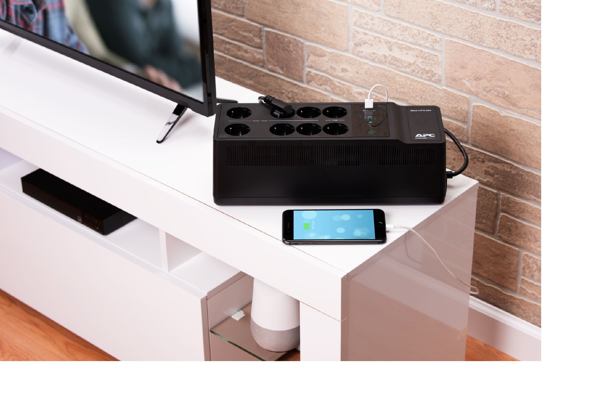 APC BE650G2-GR - Back-UPS 650VA, 230V, 1 USB charging port
