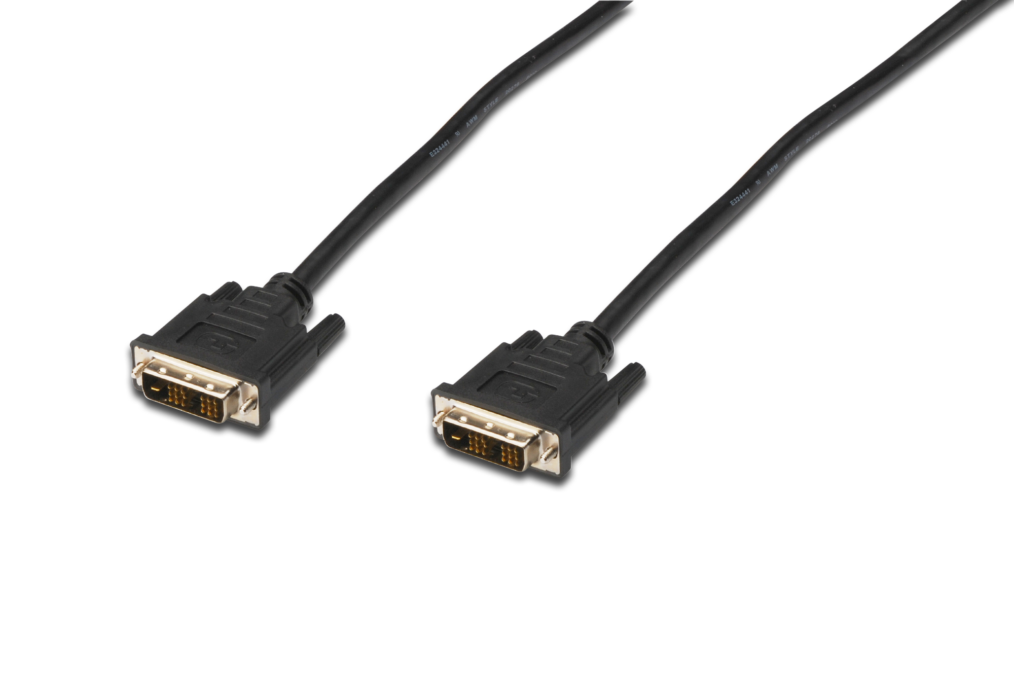 DIGITUS AK-320107-020-S DVI Anschlusskabel, DVI(18+1) St/St, 2.0m