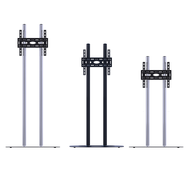 B-TECH Standfuß (VESA 600 x 400) - 2m Ø60mm Poles