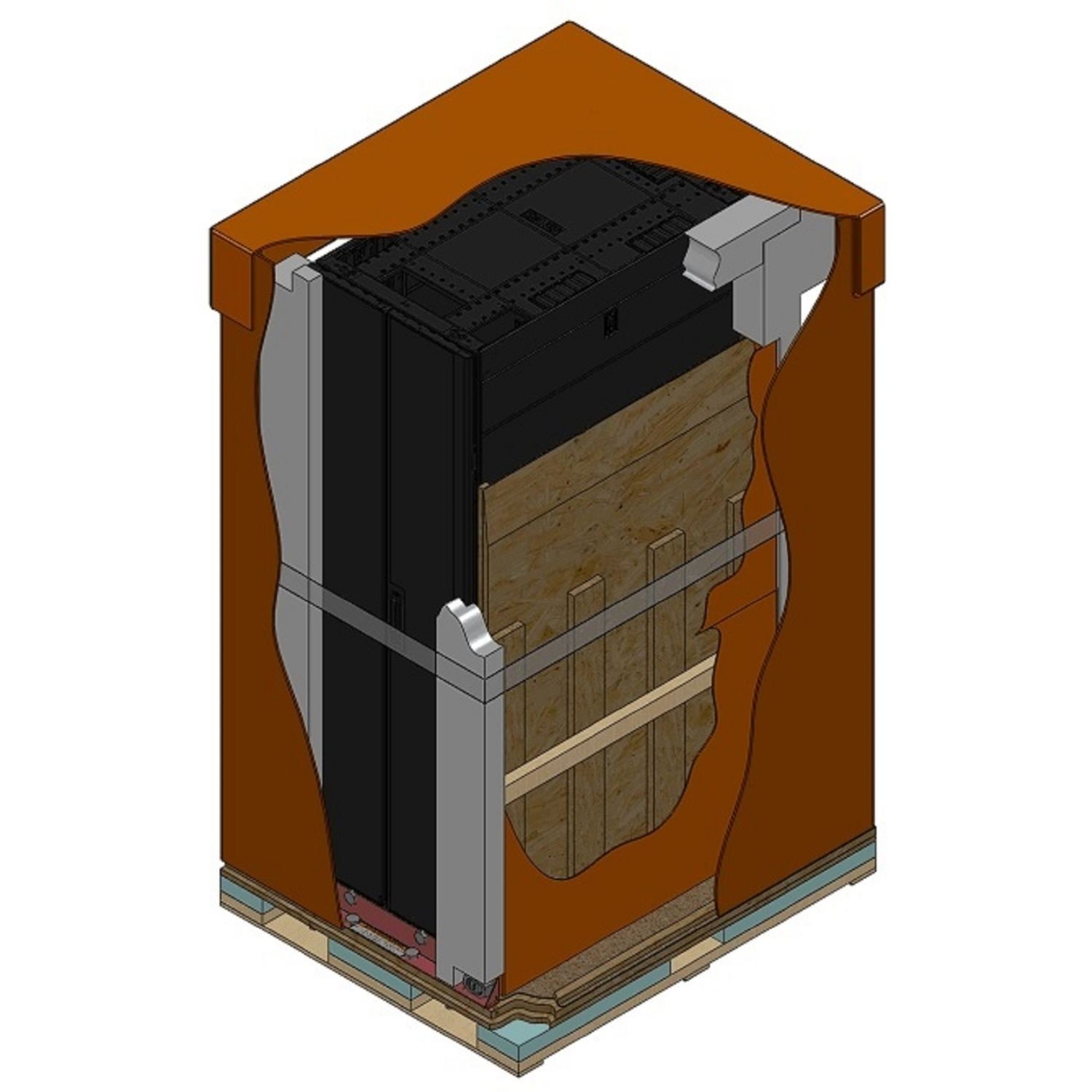 APC AR3100SP - NetShelter SX 42U 600mm Wide x 1070mm Deep Enclosure mit Sides Black -2000 lbs. Shock Packaging