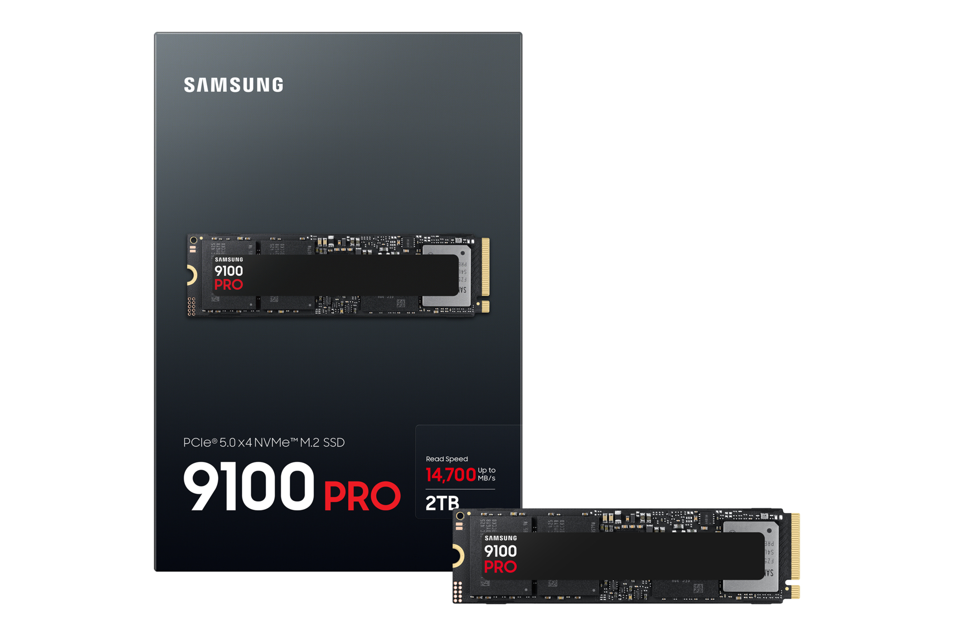 SSD Samsung M.2 2280 9100 PRO 2 TB PCIe 5.0 x4 (MZ-VAP2T0BW)