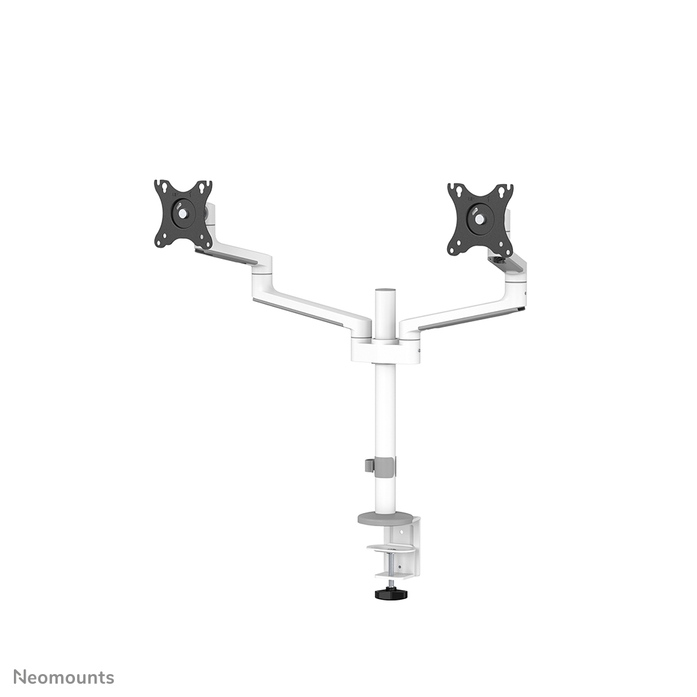 Neomounts Monitor-Tischhalterung - Klemme /Bolzen - 43,2 cm (17") - 68,6 cm (27") - 100 x 100 mm - Höhenverstellung - Weiß