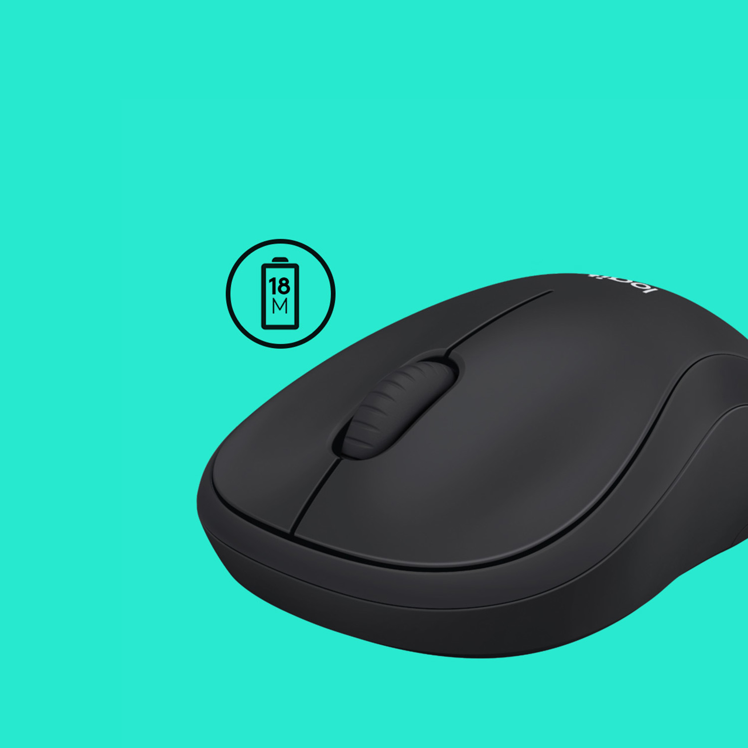 Logitech Maus B220 Silent, schwarz