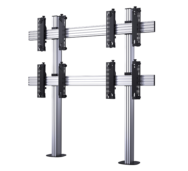 B-TECH VideoWall Stand  BT8372-2x2/BS   (Bodenverschraubt)