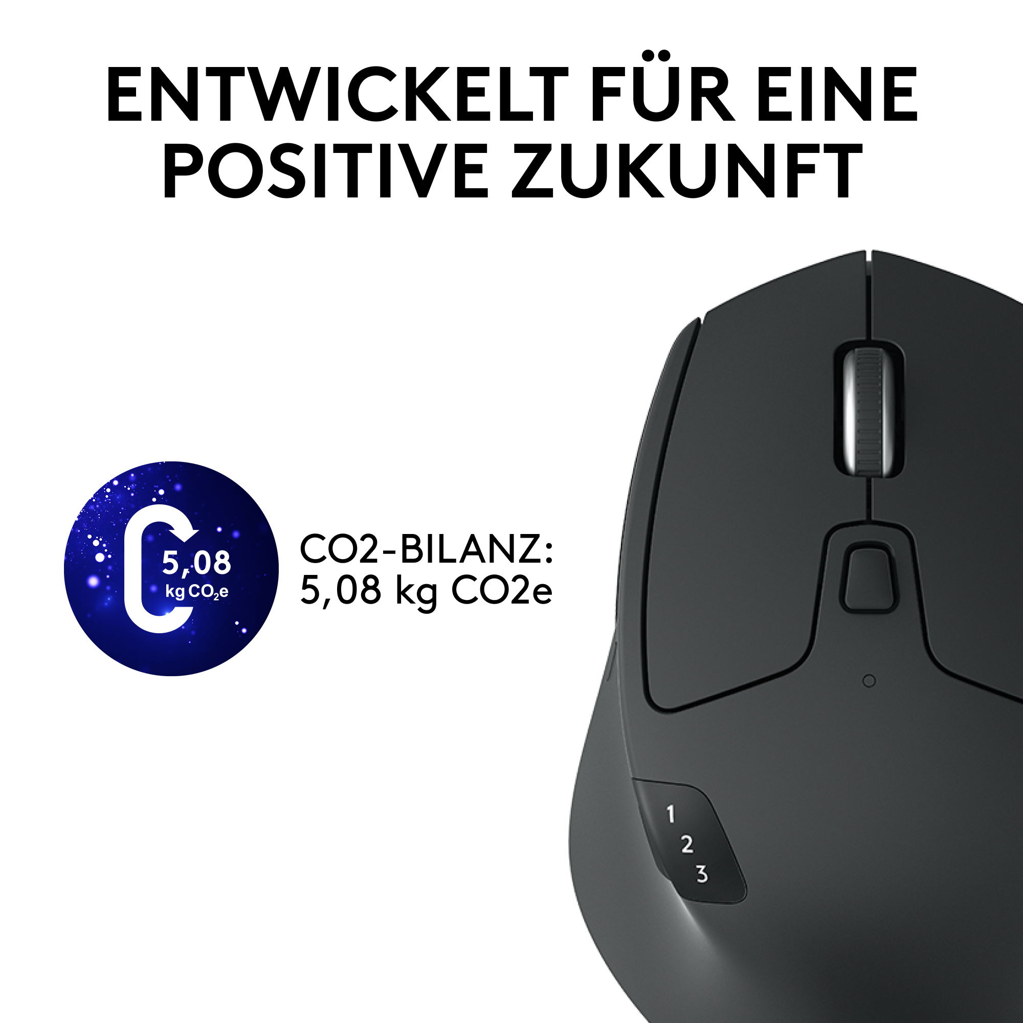 Logitech Maus M720 Triathlon, schwarz