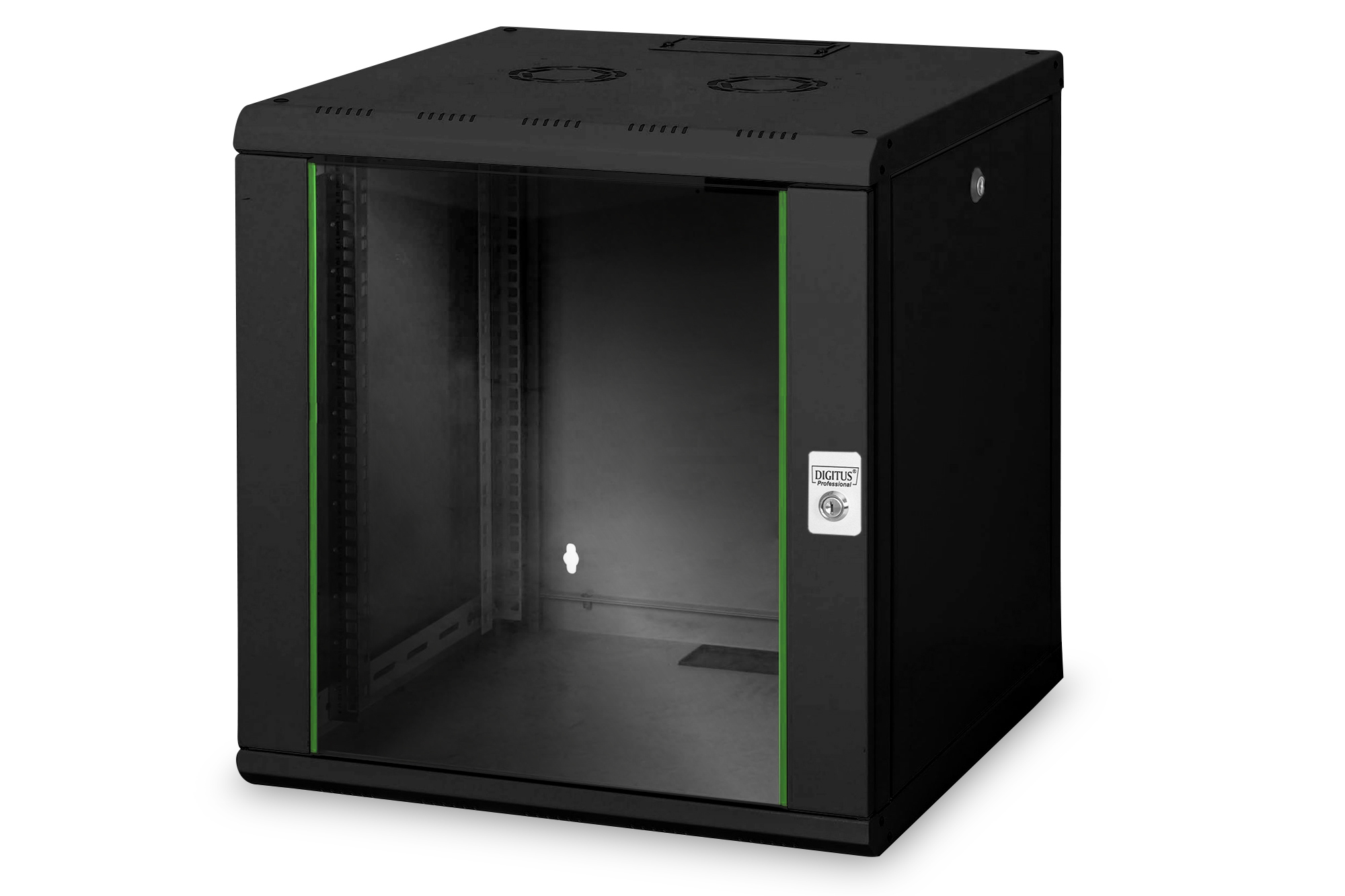 DIGITUS DN-19 12U-6/6-SW Wandgehäuse Unique Serie - 600x600 mm (BxT)