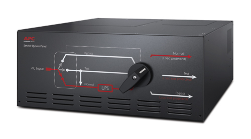 APC SBP20KRMI4U - Service Bypass Panel 230V MBB 125A HW input IEC-320 output (8) C19