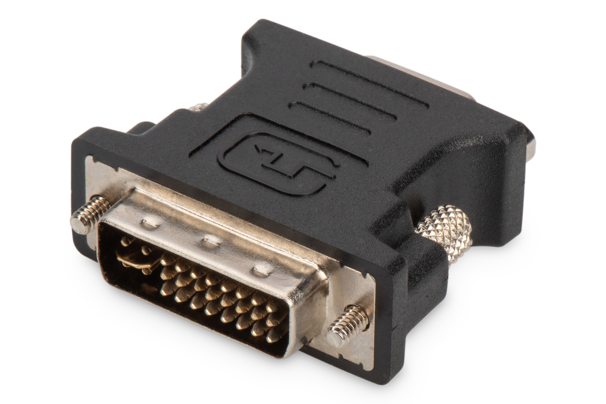 DIGITUS AK-320504-000-S DVI Adapter, DVI(24+5) - HD15 St/Bu