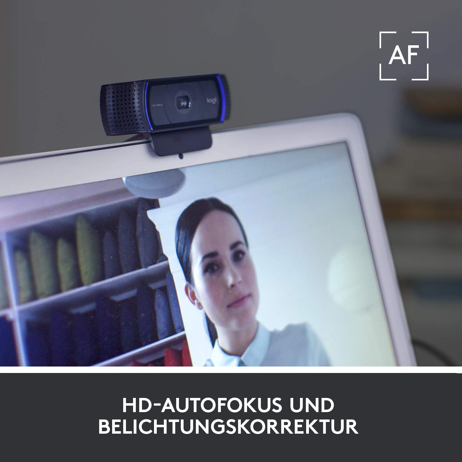 Logitech Kamera C920 HD Pro Webcam, schwarz