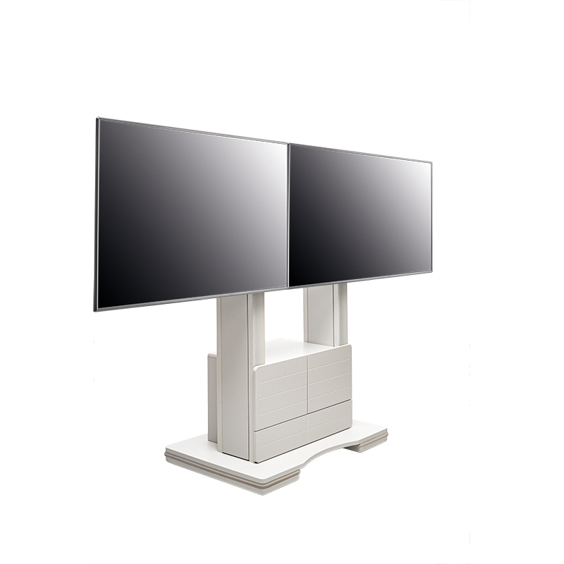 HAGOR Con-Line T2 Dual XL Medienmöbel  bis 2x65"  weiß