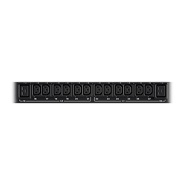 CYBERPOWER PDU13401 , Rackmount 0U, Basic PDU ,3ph. Eingang 380-415V/16A