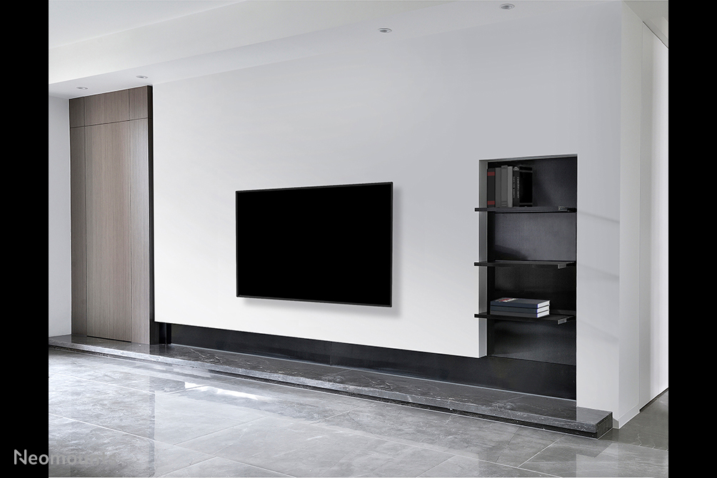 Neomounts TV-Wandhalterung - 61 cm (24 Zoll) - 139,7 cm (55 Zoll) - 45 kg - 50 x 50 mm - 200 x 200 mm - Schwarz