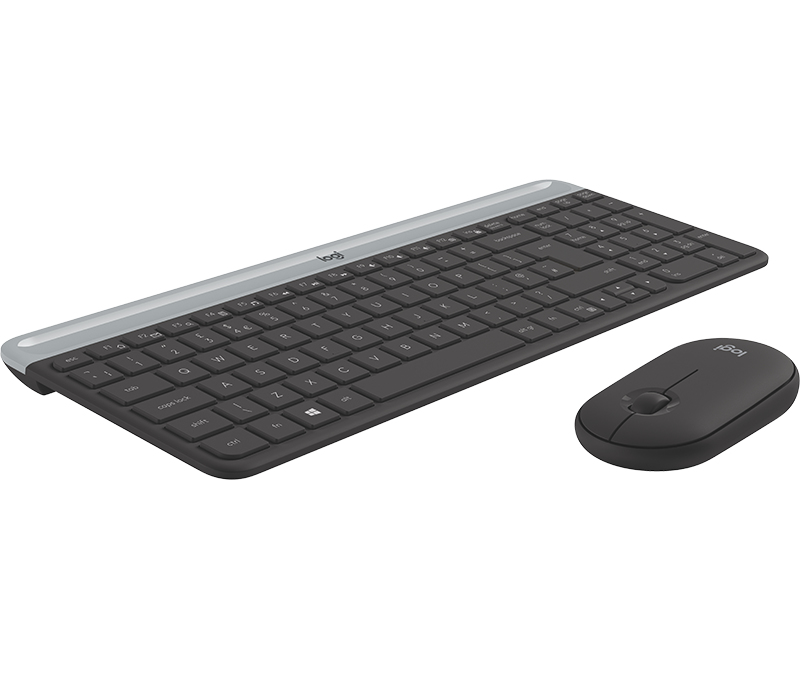 Logitech Tastatur-Maus-Set MK470, grafit