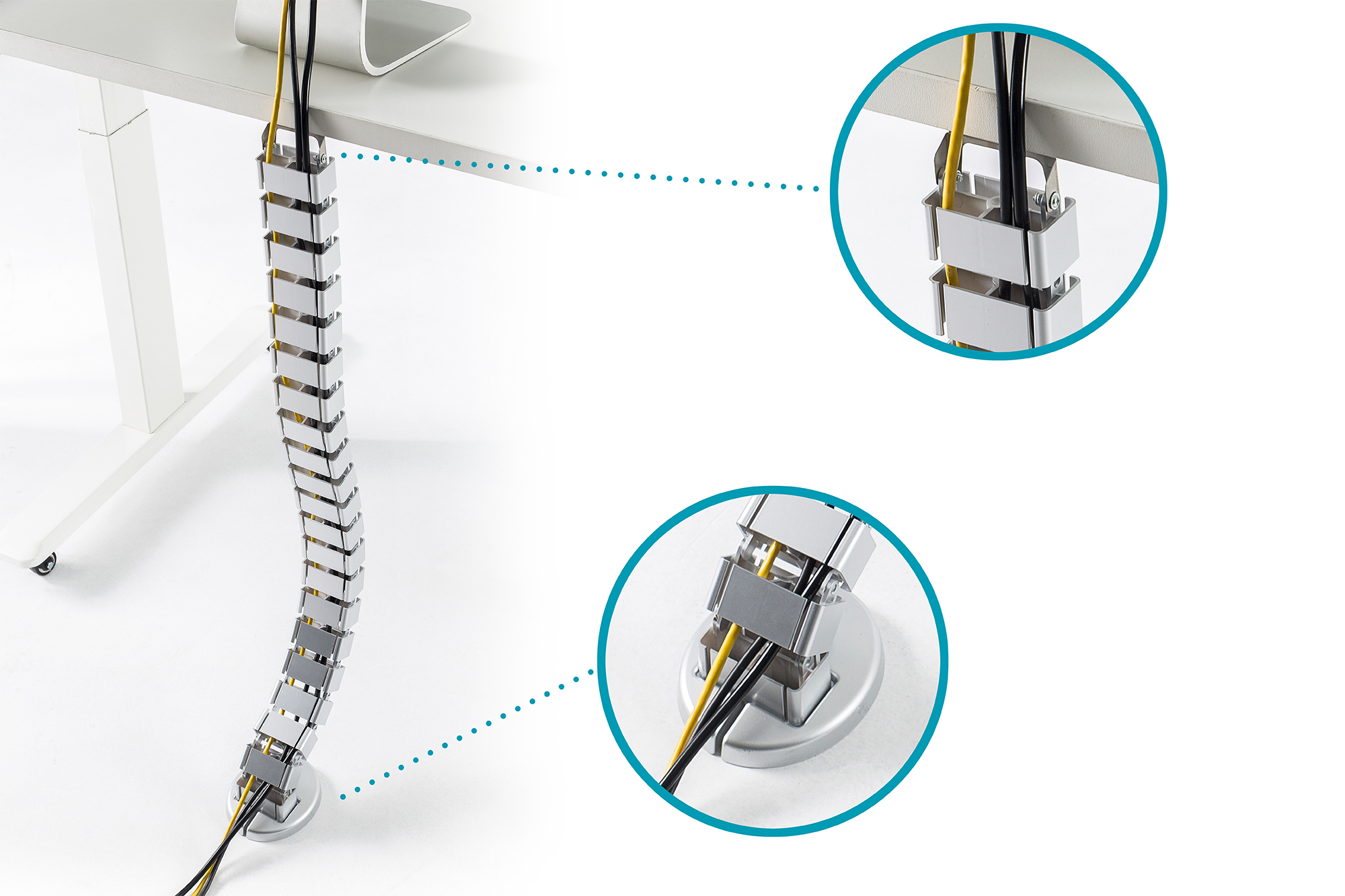 DIGITUS DA-90506 Flexible Kabelführung mit anpassbarer Länge