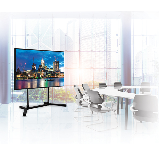B-TECH System2 Bodenfuß XL schwarz  BT4004