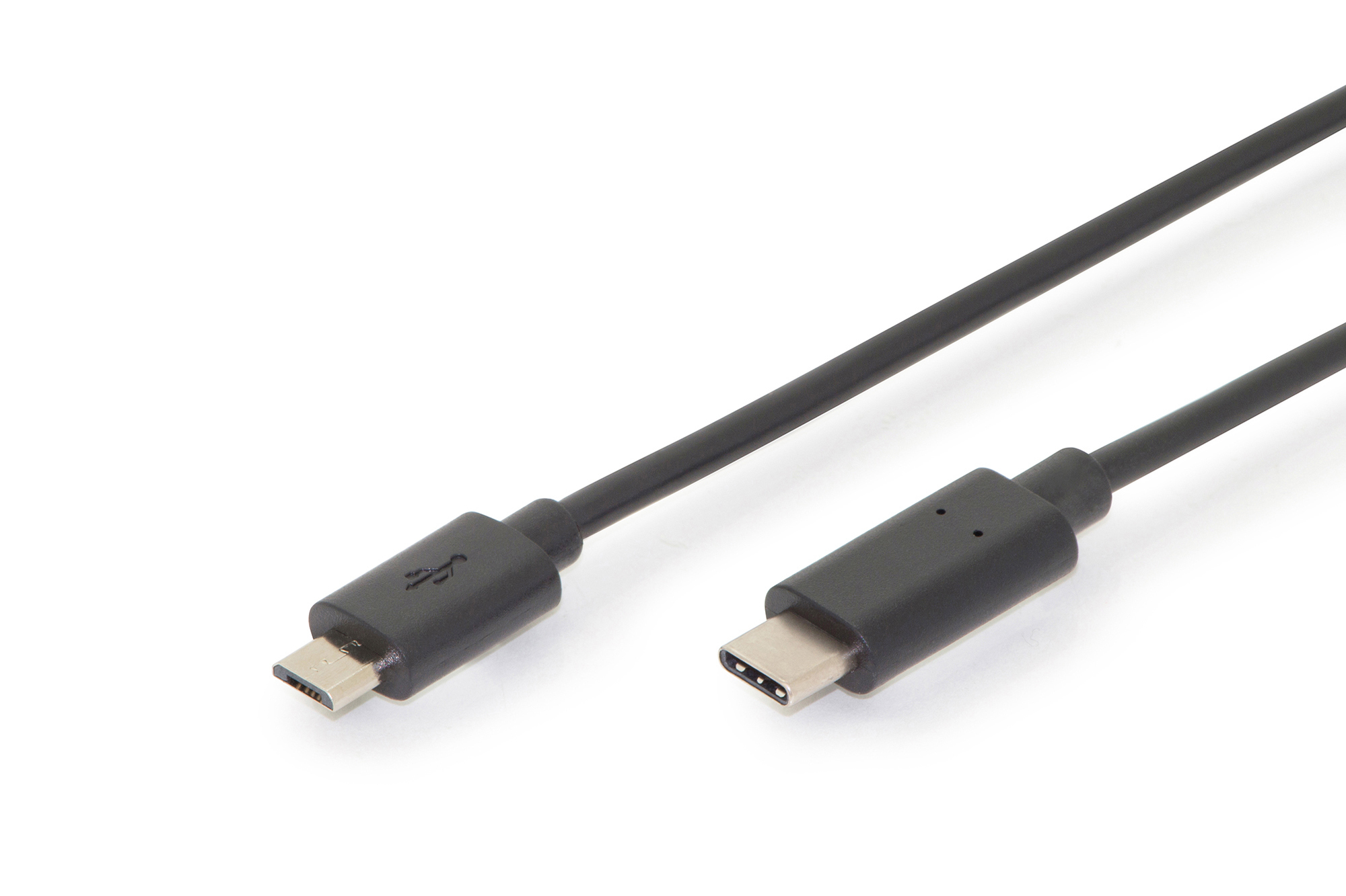 DIGITUS AK-300137-018-S USB Type-C Anschlusskabel, Type-C - micro USB St/St, 1.8m