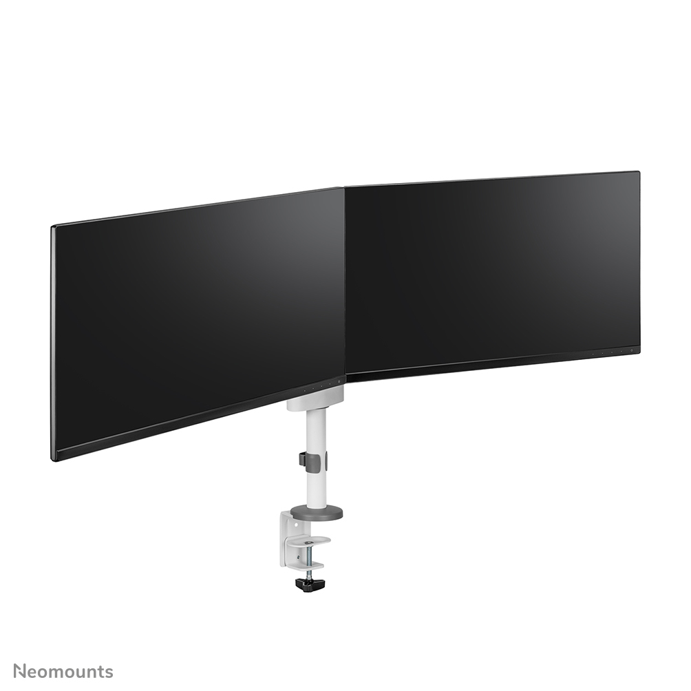 Neomounts Monitor-Tischhalterung - Klemme /Bolzen - 43,2 cm (17") - 68,6 cm (27") - 100 x 100 mm - Höhenverstellung - Weiß