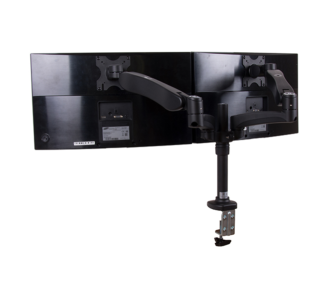B-TECH Tischhalter mit zwei Gelenkarmen BT7384/B für zwei Displays*