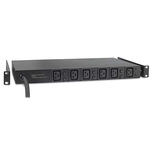 APC AP7516 - Rack PDU, Basic, 1U, 14.4kW, 208V, (6) C19