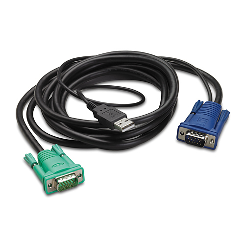 APC AP5822 - Integrated Rack LCD/KVM USB Cable - 10ft (3m)