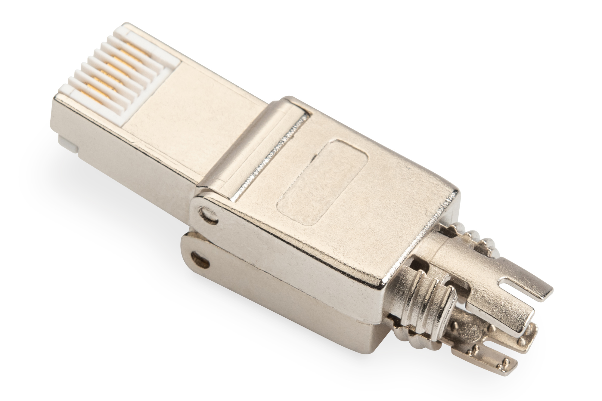 DIGITUS DN-93634 CAT 6A Feldstecker, geschirmt, werkzeugfreier Montageanschluss