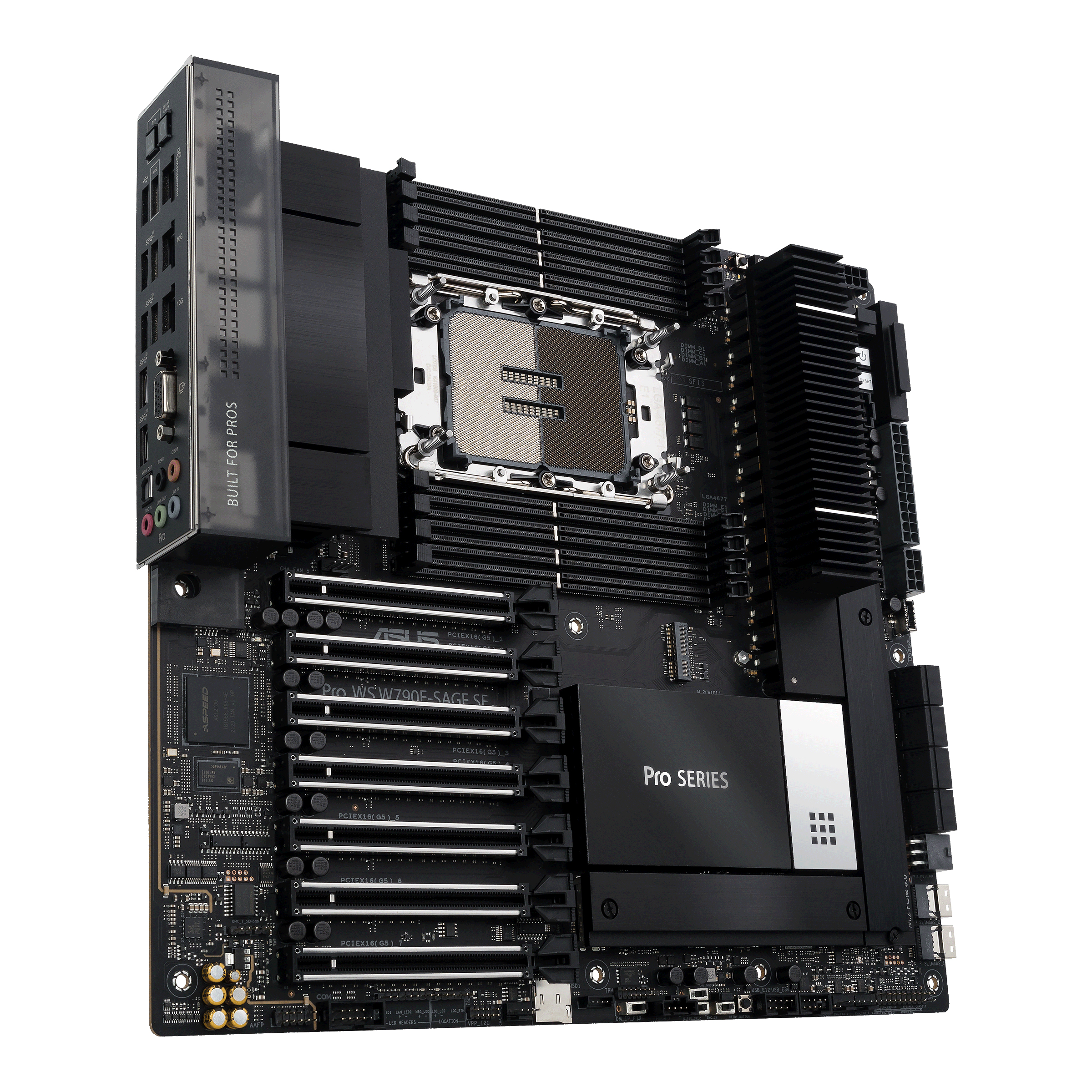 MB ASUS Workstation LGA4677 Pro WS W790E-SAGE SE  2x 10GB W790 Chipsatz | 1 x Intel Xeon W3400/2400 (SSI/EEB) ++