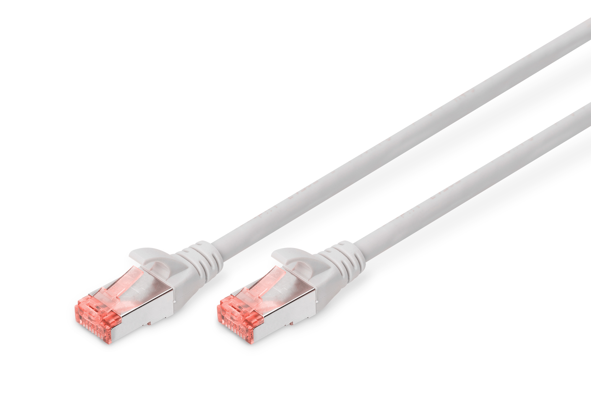 DIGITUS Patchkabel CAT 6 S-FTP, Länge 1 m, Farbe Grau