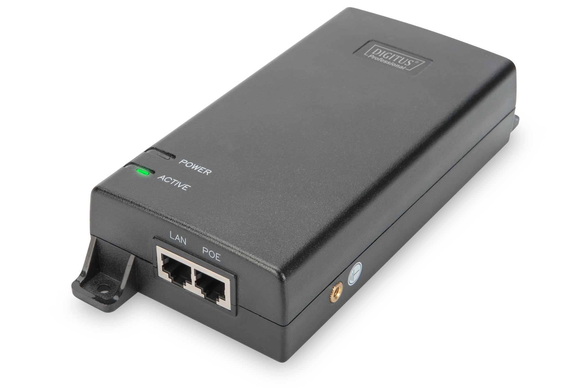 DIGITUS DN-95104 Gigabit Ethernet PoE Ultra Injektor, 802.3af/at, 60 W