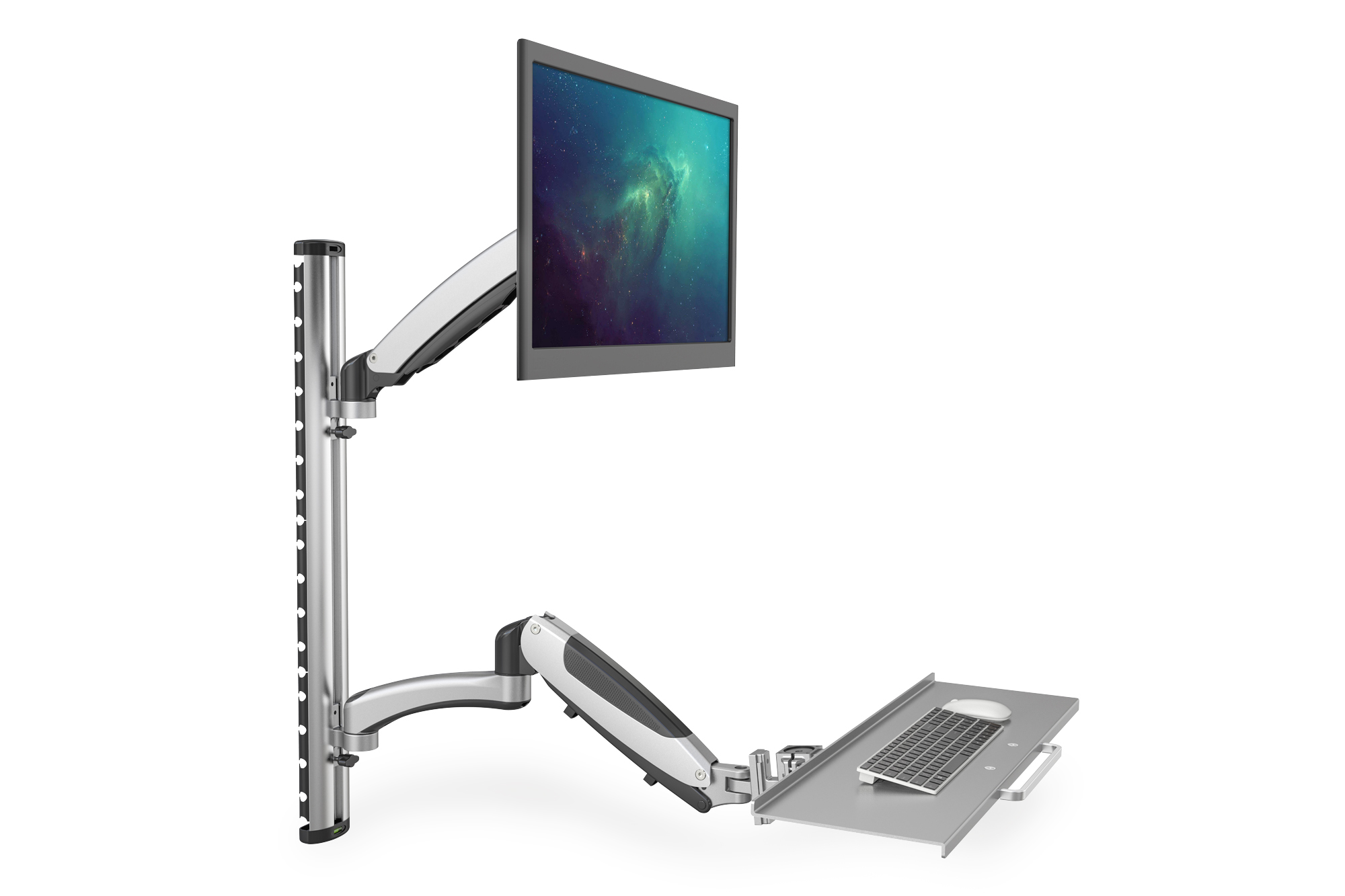 DIGITUS DA-90354 Arbeitsplatz (Monitor, Tastatur, Maus) Wandmontage