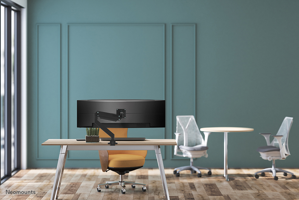 Neomounts Tisch-Monitorarm neigbar, schwenkbar, drehbar (VESA 100x100) NM-D775BLACKPLUS