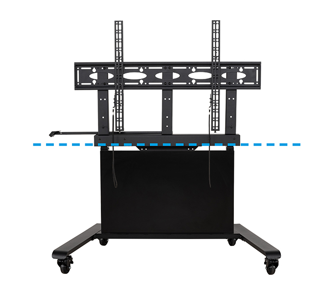 B-TECH Rollstand (VESA 1000 x 600)  motorisch BT8568/B  schwarz
